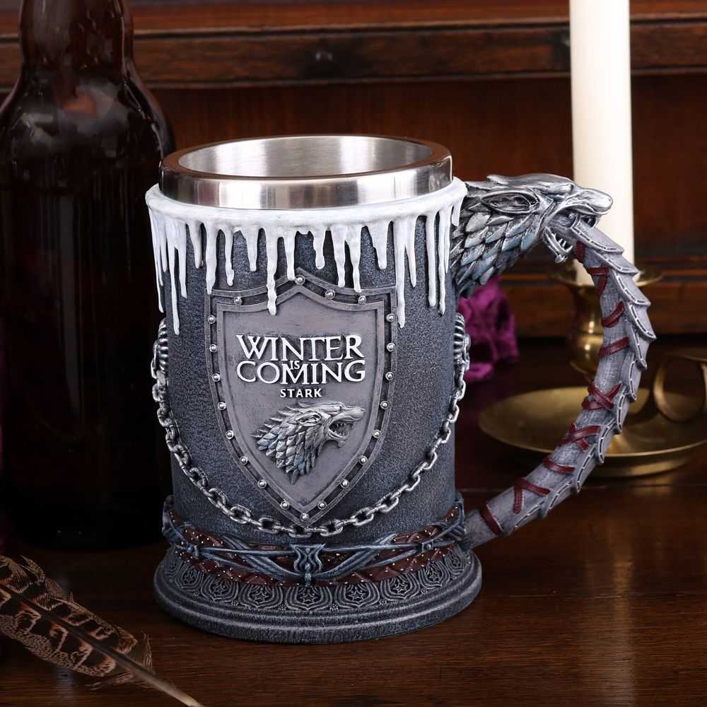 Nemesis Now Game of Thrones - House Stark - Game of Thrones Chope - Gris